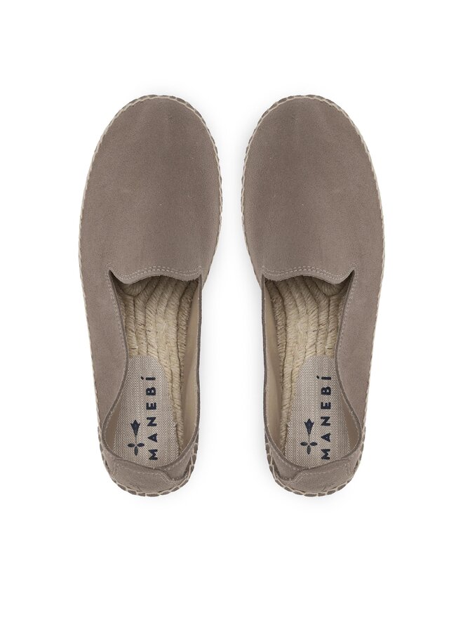 Manebi Espadrilky Manebi Flat Espadrilles K 1.9 C0 Hnědá