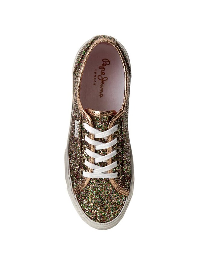 Pepe Jeans Tenisky Pepe Jeans Aberlady Flash PLS30505 Zlatá