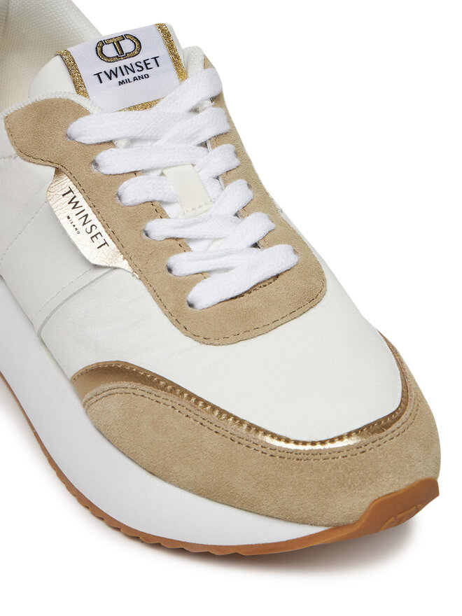 TWINSET Sneakersy TWINSET 251TCP022 Biela