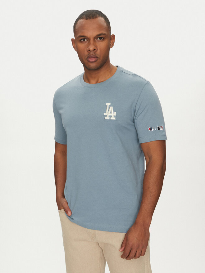 Champion Champion Marškinėliai 221037 Mėlyna Standard Fit