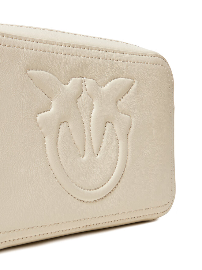 PINKO Torebka PINKO Carrie Camera Bag Classic PE 25 PLTT 104336 A26J Écru