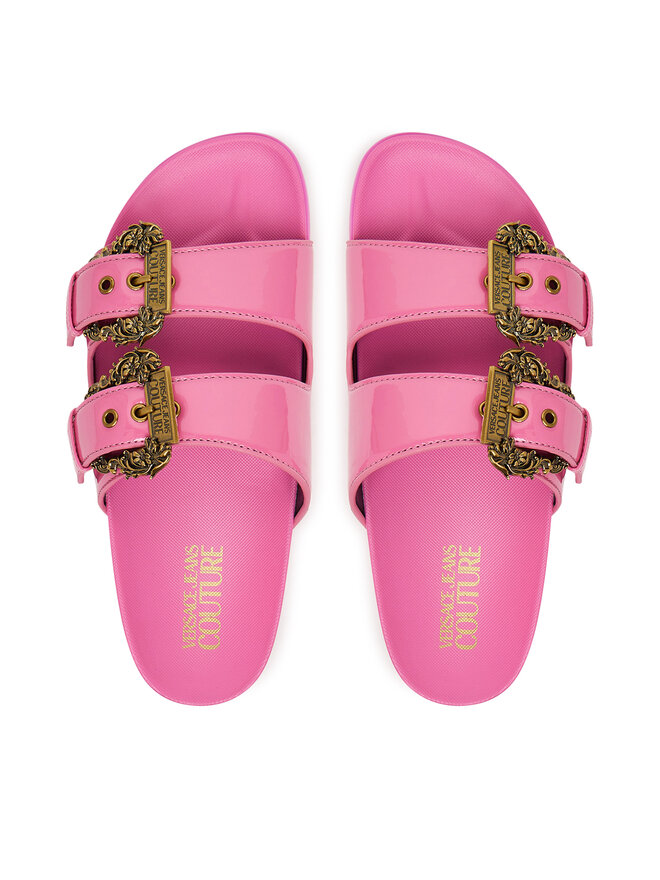 Versace Jeans Couture Шльопанці Versace Jeans Couture 80VA3SM1 ZS190 499 Рожевий