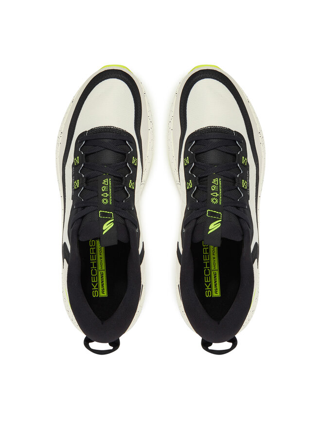 Skechers Buty do biegania Skechers GO RUN Supersonic Max A/T 246087/NTBK Biały