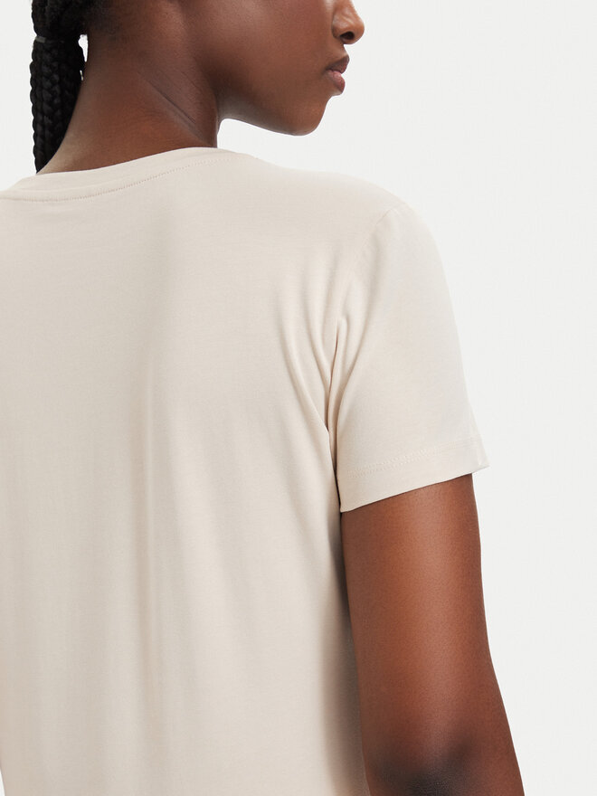 Guess Guess T-Shirt 182454 Beige Classic Fit