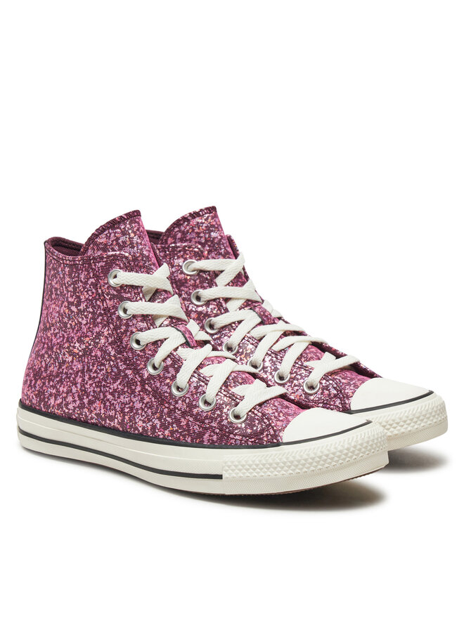 Converse Modne superge Converse Chuck Taylor All Star Glitter Hi A11137C Roza