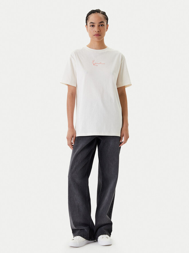 Karl Kani Karl Kani T-Shirt Signature Cherry Print PD00005460 Weiß Oversize