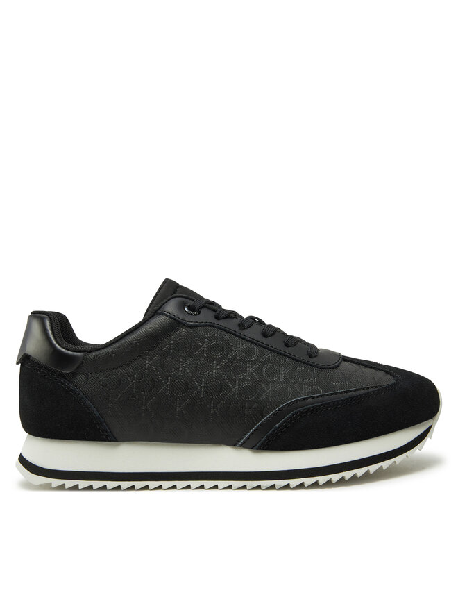 Calvin Klein Sneakersy Calvin Klein Runner Lace Up - Mono Mix HW0HW02294 Czarny