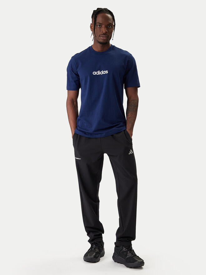 adidas adidas T-Shirt Essentials Linear JE8999 Dunkelblau Regular Fit