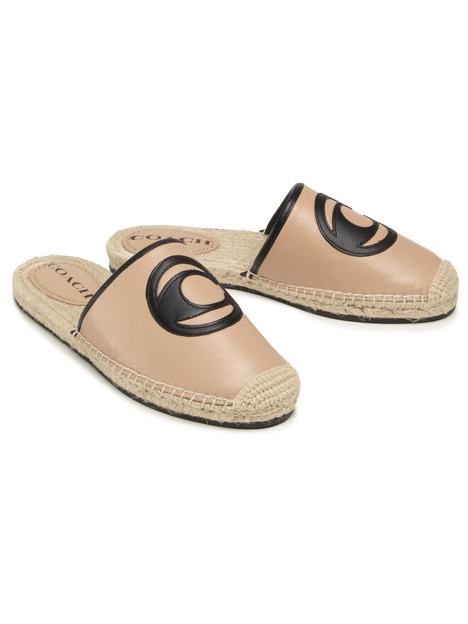 Coach Espadrillas Coach Chaning Leather C4337 1102151EDC Beige