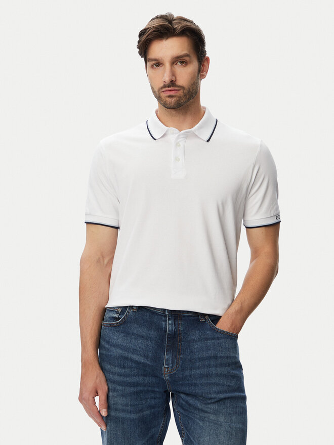 Guess Guess Poloshirt M6YP28 K4475 Weiß Slim Fit