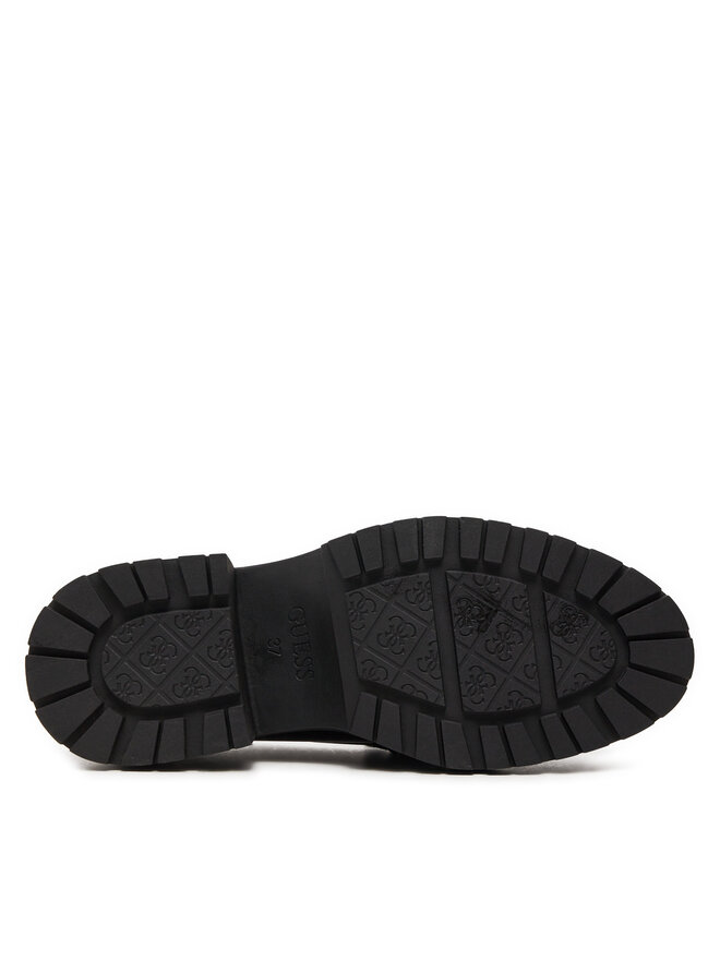 Guess Loafersy Guess Finda FLTFIN LEA14 Czarny