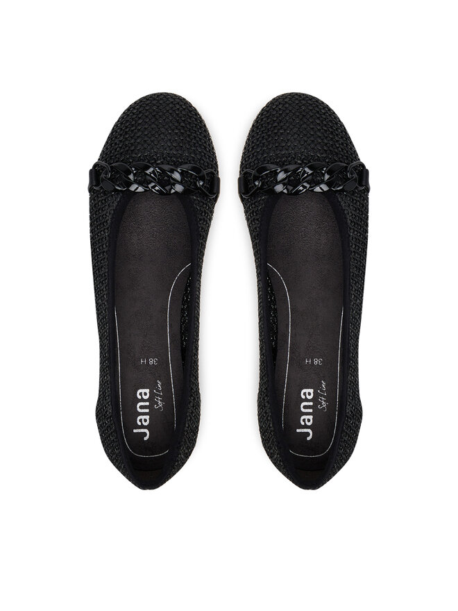 Jana Ballerinas Jana 8-22171-44 Schwarz