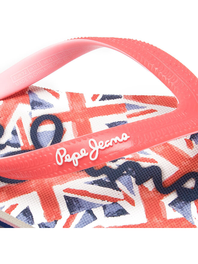 Pepe Jeans Japonki Pepe Jeans Beach Uk PGS70027 Czerwony