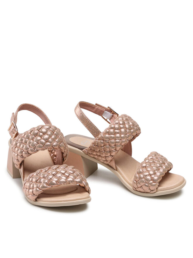 Scholl Сандали Scholl Promenade 2 Bands MF30018 1853 350 Златист