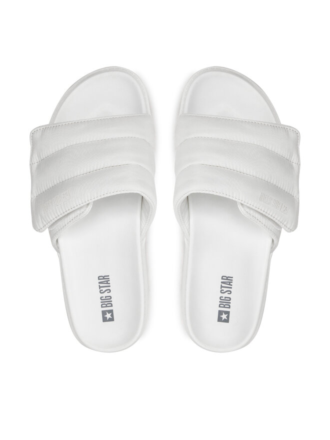 Big Star Shoes Klapki Big Star Shoes NN274771 Biały