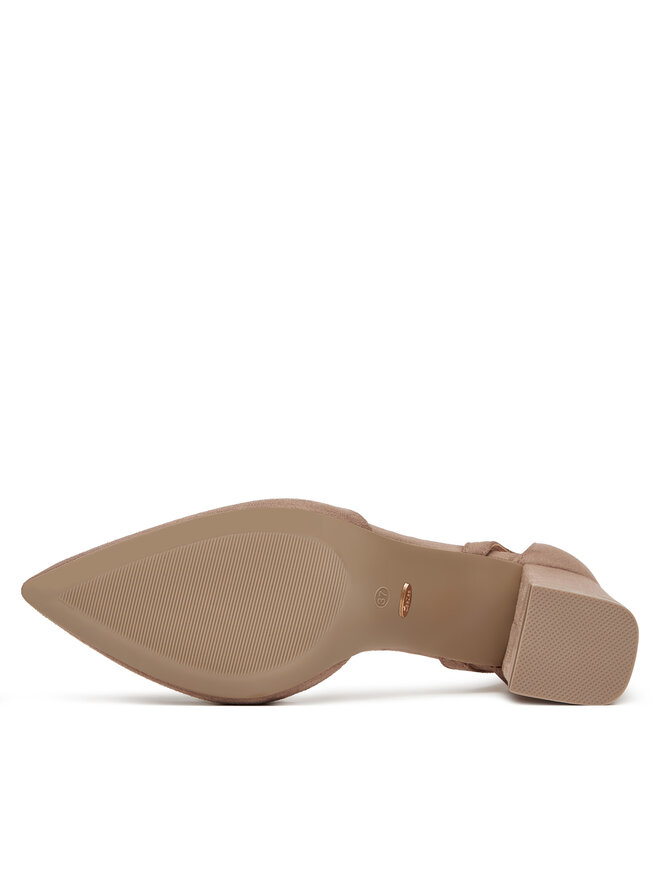DeeZee Pumps DeeZee DZ1019 Beige