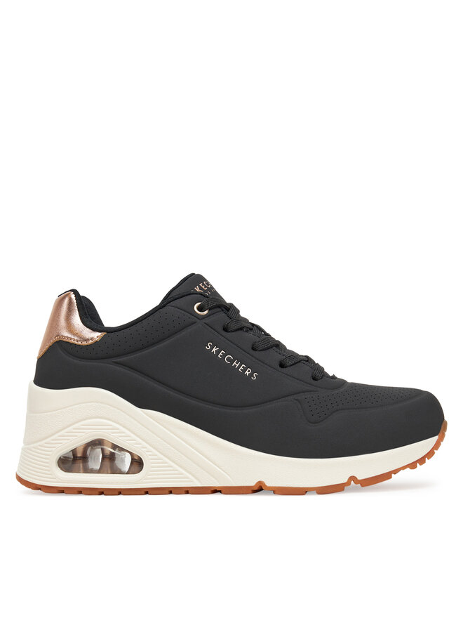 Skechers Sneakers Skechers UNO Wedge - Hi Steps (177520-BBK) 177520/BLK Negru