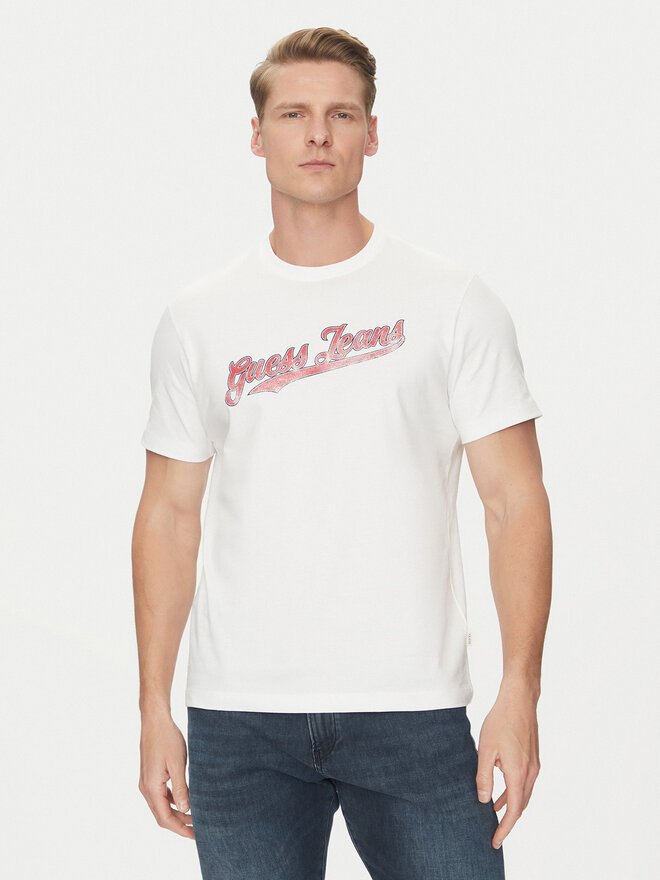 Guess Jeans Guess Jeans Camiseta M5GI54 K8FQ4 Blanco Regular Fit