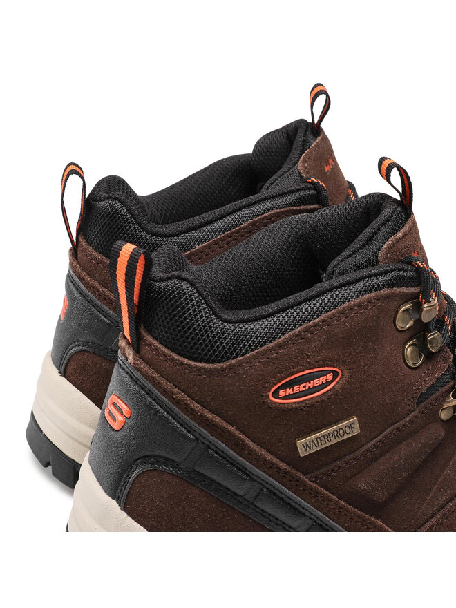 Schnurstiefeletten Skechers Pelmo 64869 DKBR Braun eschuhe.at