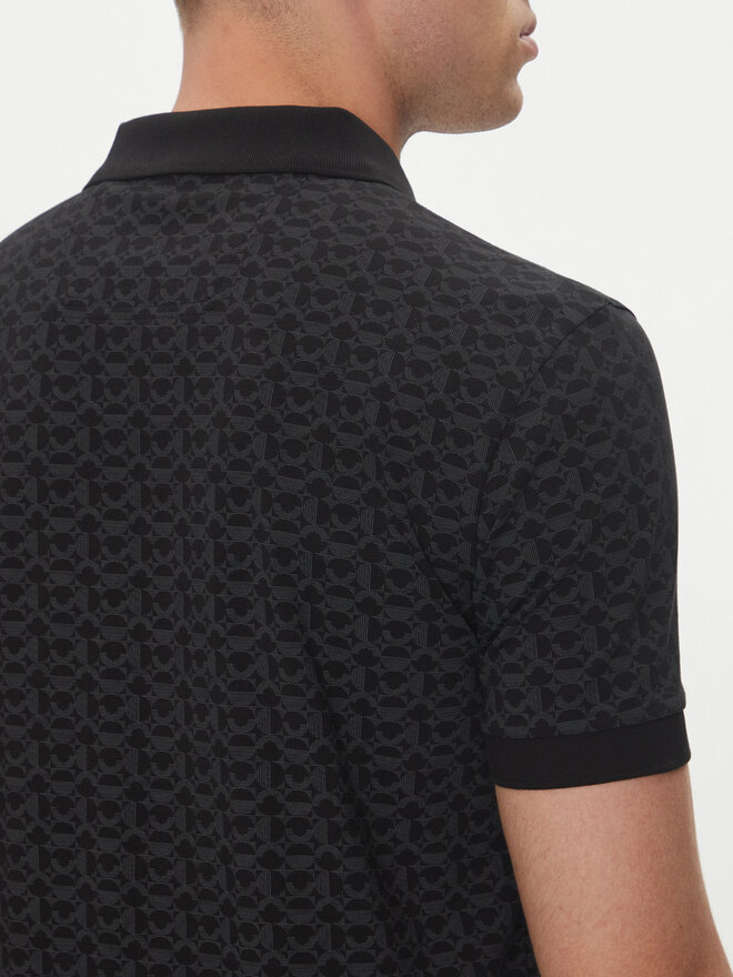 BOSS BOSS Poloshirt Paddy Striped C 50540719 Schwarz Regular Fit