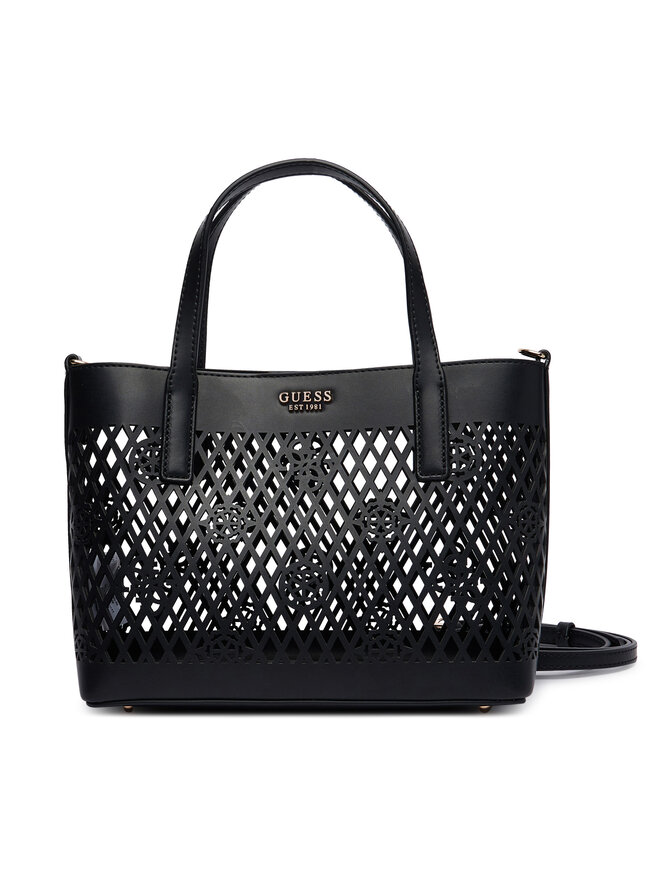 Guess Handtasche Guess Letty Mini HWPG99 11750 Schwarz