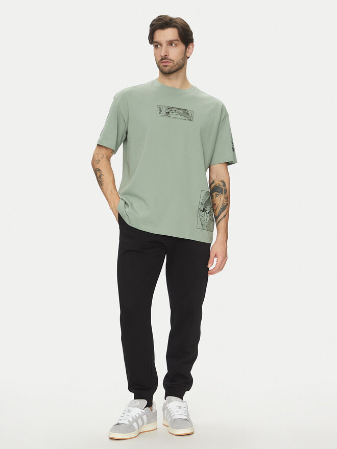 adidas adidas Camiseta Star Wars The Mandalorian JI5718 Verde Oversize