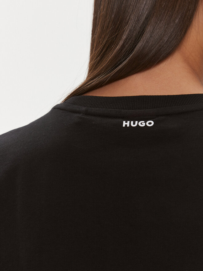 HUGO Hugo T-Shirt Dashire_4 50489198 Μαύρο Regular Fit