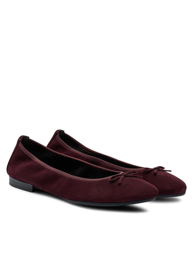 Tamaris Baleriny Tamaris 1-22116-41 Bordowy
