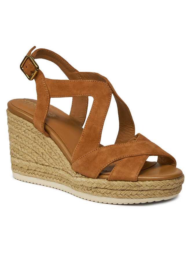 Geox Espadrile Geox D Ponza D35GVC 00021 C6001 Rjava