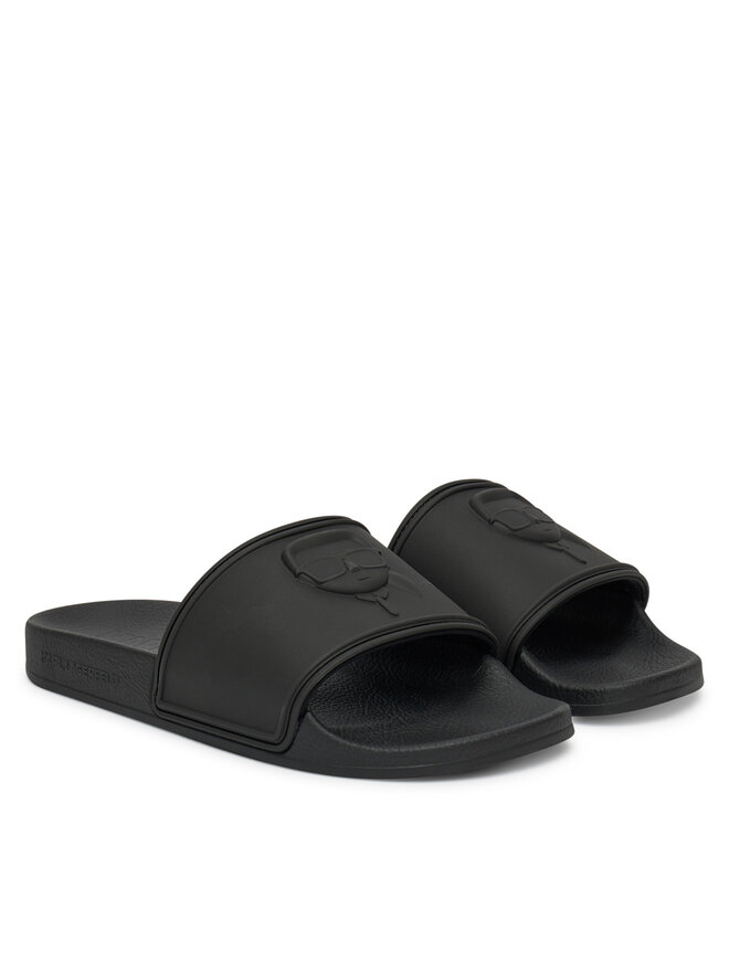 KARL LAGERFELD Şlapi KARL LAGERFELD Kondo 2.0 KL80919M Negru