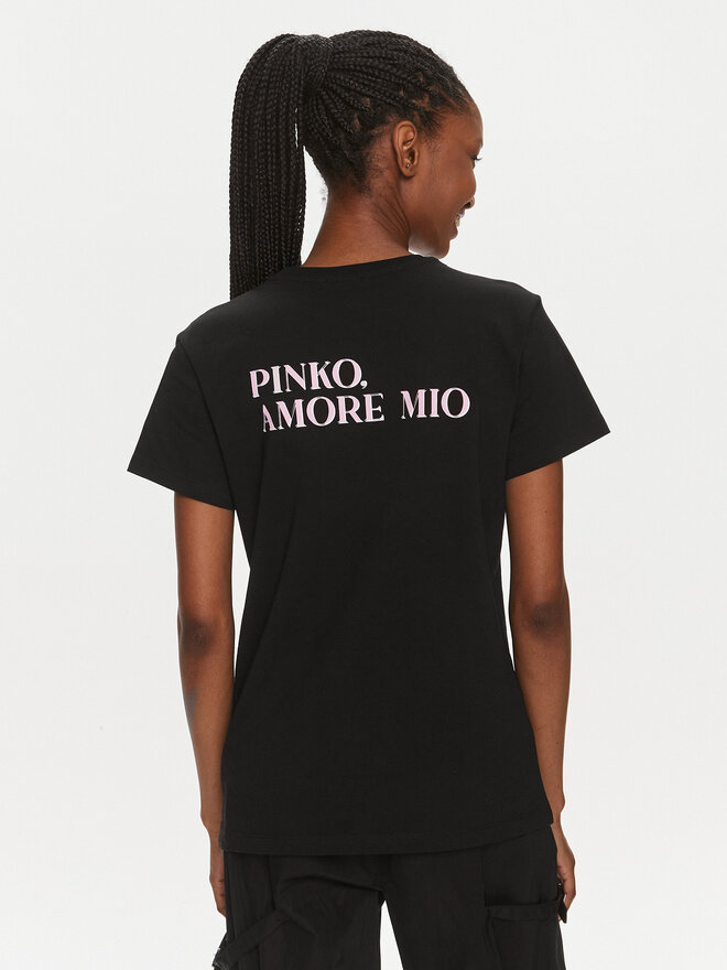 PINKO Pinko T-Shirt 100789 A1OC Schwarz Regular Fit