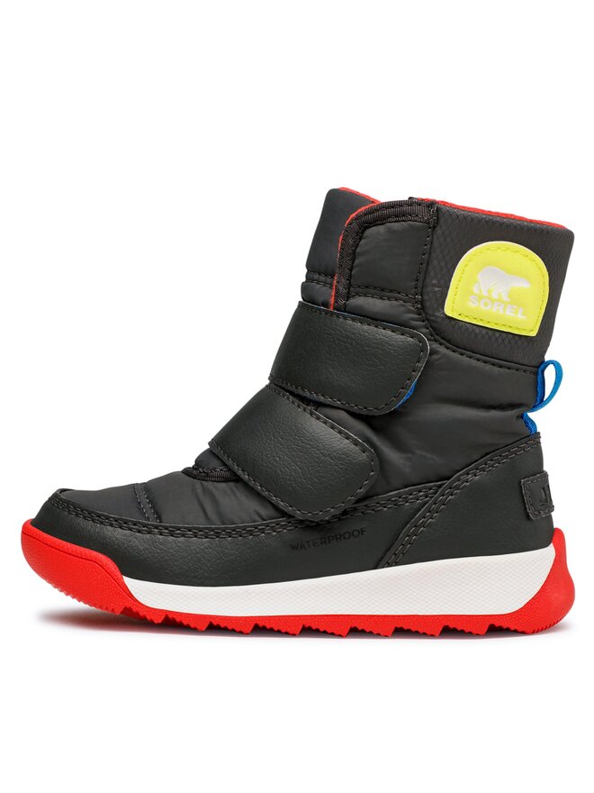 Sorel Škornji za sneg Sorel Childrens Whitney II Strap Wp NC3919-093 Siva
