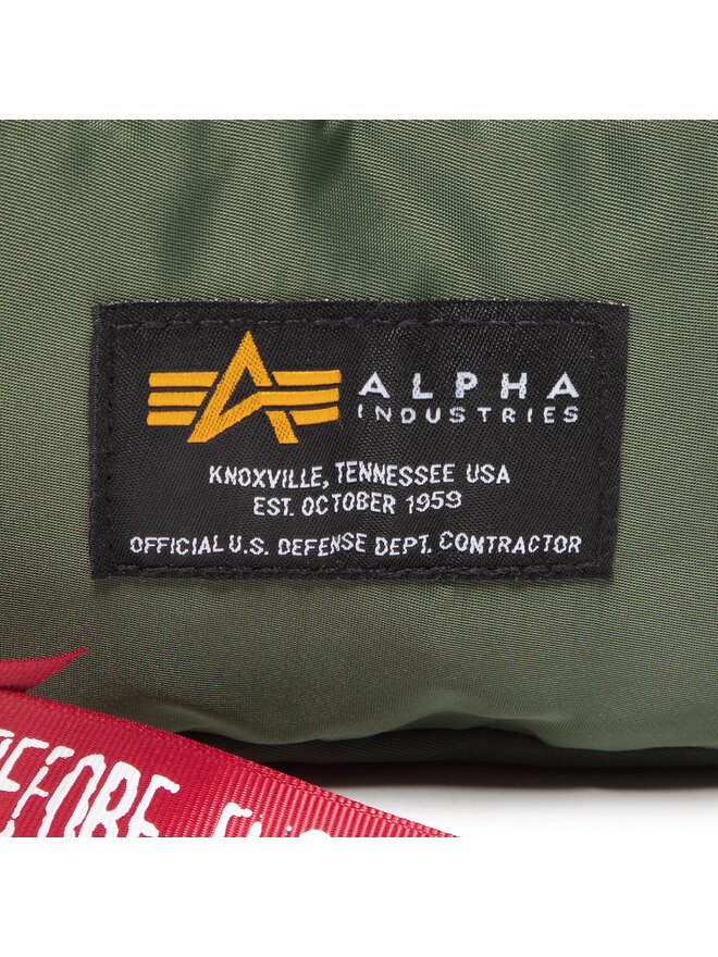 Alpha Industries Saszetka nerka Alpha Industries Crew Waist Bag 196923 Zielony