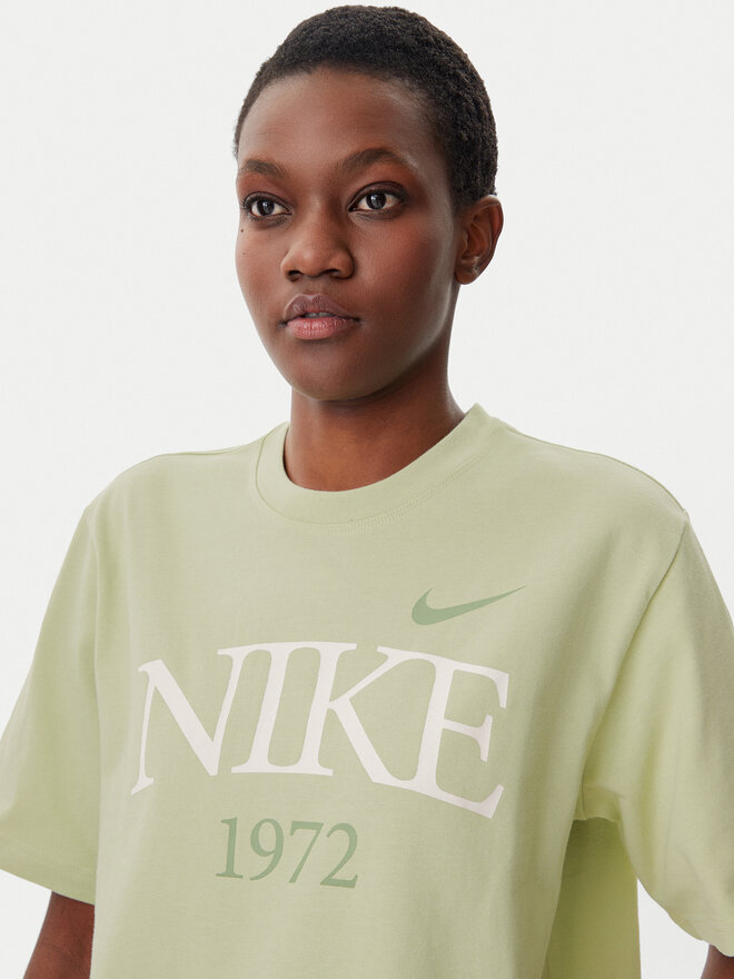 Nike Nike Marškinėliai FQ6600 Žalia Loose Fit