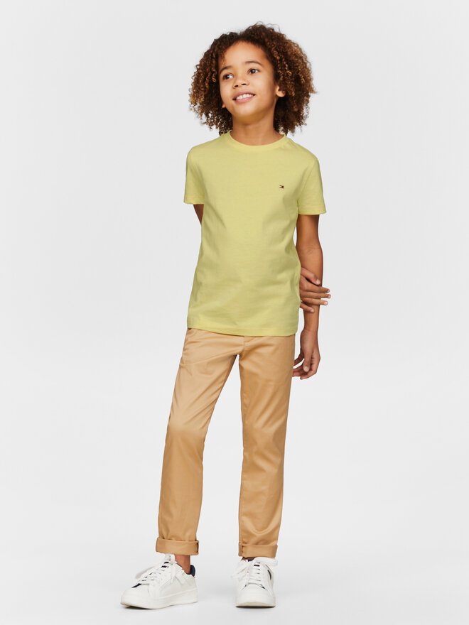 Tommy Hilfiger Tommy Hilfiger Marškinėliai Essential KB0KB06879 D Geltona Regular Fit