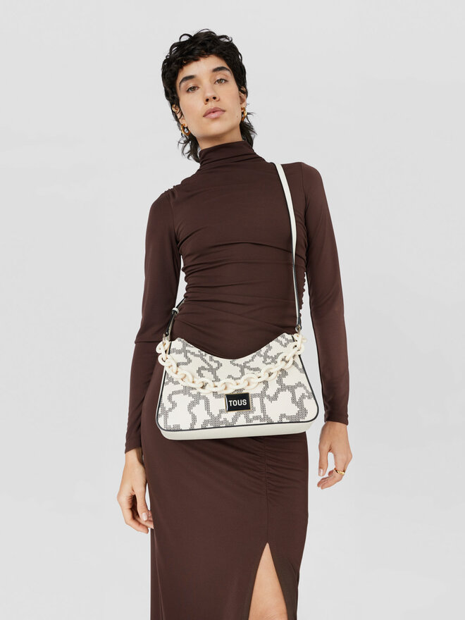 TOUS Bolso TOUS Baguette Kaos Pix 2001851701 Beis