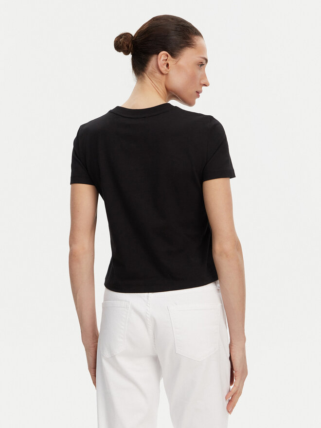 Calvin Klein Jeans Calvin Klein Jeans T-Shirt Placed Institutional J20J225524 Μαύρο Slim Fit