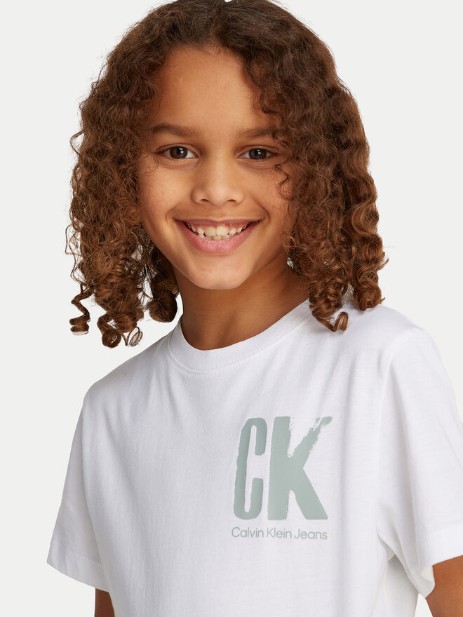 Calvin Klein Jeans Calvin Klein Jeans Camiseta Surf Graphic IB0IB02447 Blanco Regular Fit