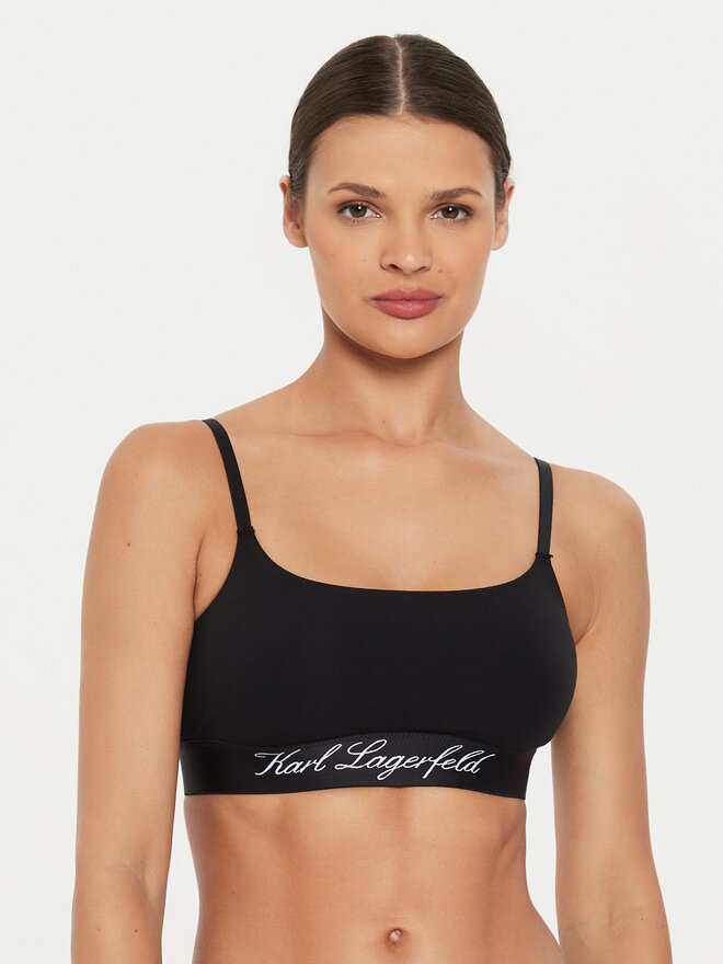 KARL LAGERFELD KARL LAGERFELD Top de sujetador 240W2129 Negro