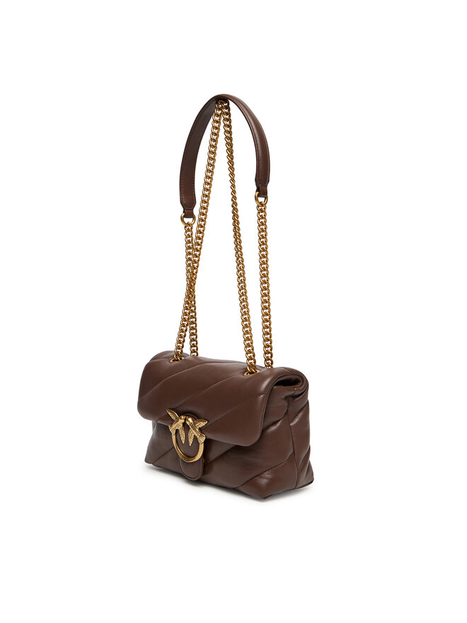 PINKO Ročna torba PINKO Love Puff Mini CL PE 25 PLTT 100039 A0F2 Rjava