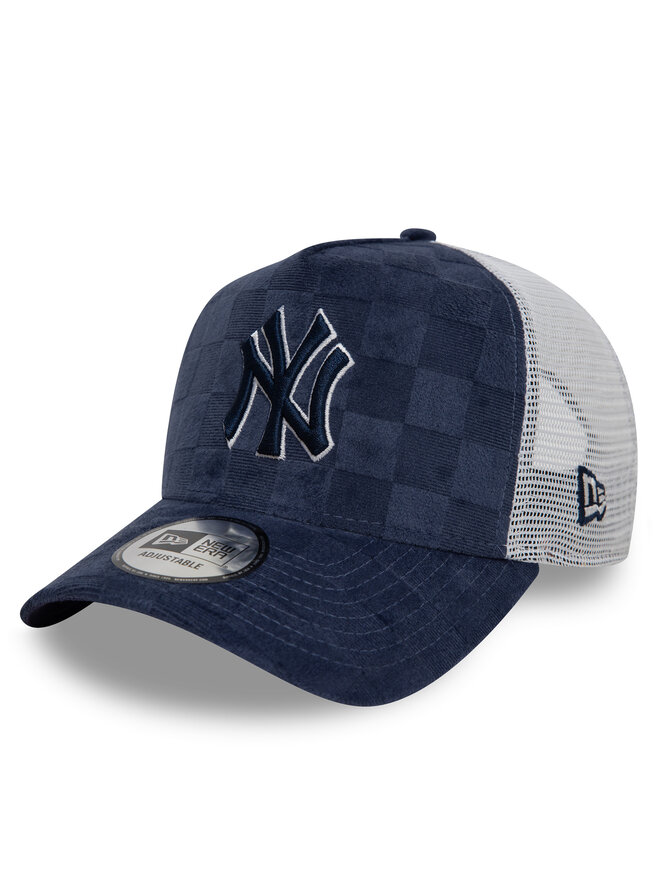 New Era Czapka z daszkiem New Era New York Yankees Tonal Check 60595260 Granatowy