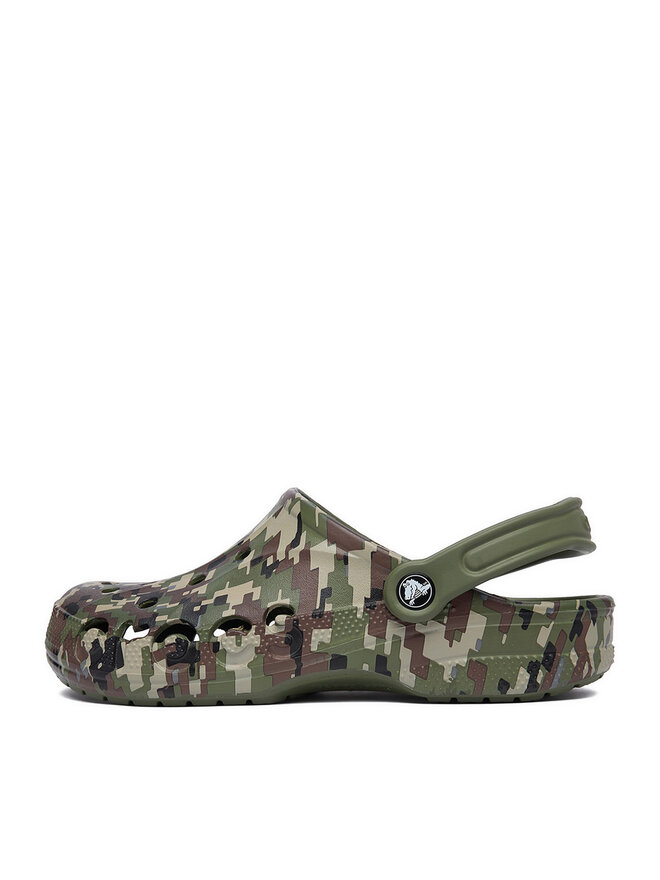 Crocs Pantoletten Crocs C-BAYA SEASONAL PRINTED CLOG 206230-3TC Grün