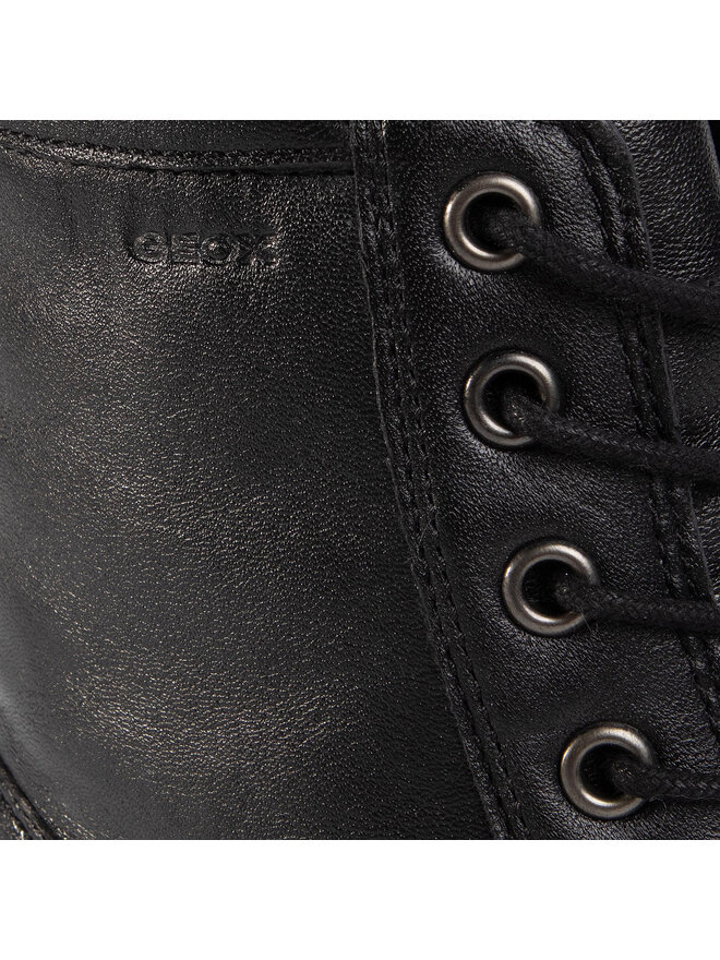 Geox Schnürschuhe Geox D Rawelle A D046RA 000TU C9999 Schwarz