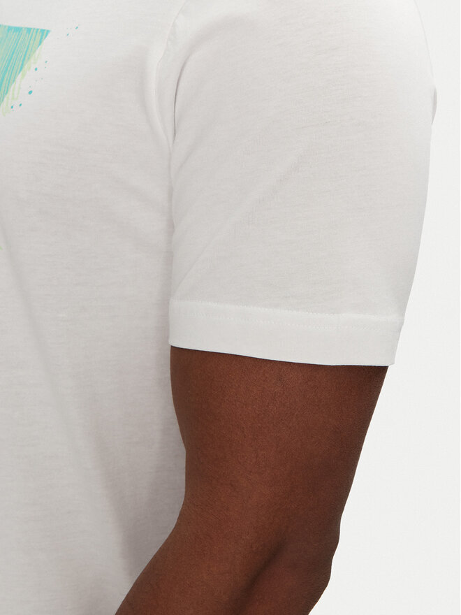 Puma Puma Marškinėliai Graphics Photoprint 684836 Balta Regular Fit