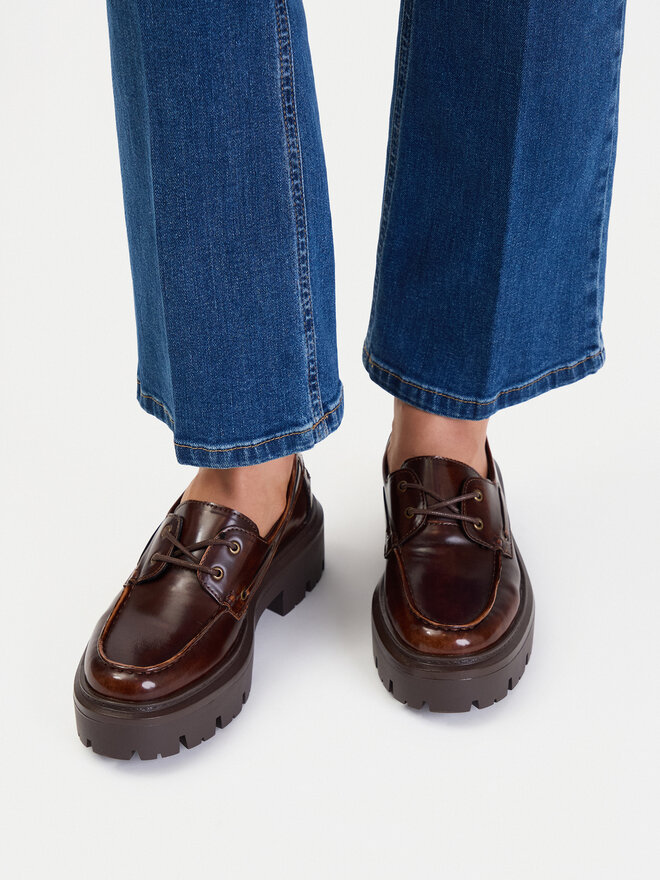 DeeZee Halbschuhe DeeZee CEO-LI25174-4 Braun