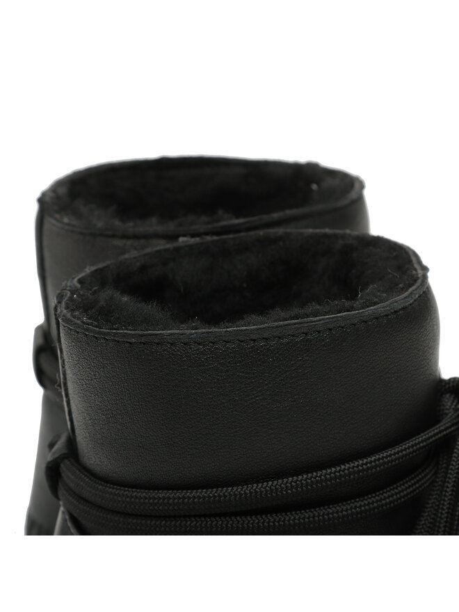 Inuikii Čizme za snijeg Inuikii Full Leather 75202-087 Crna