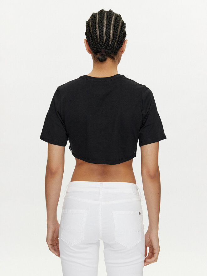 Vans Vans Marškinėliai Flying V Crew Crop Ii VN000GFF Juoda Regular Fit