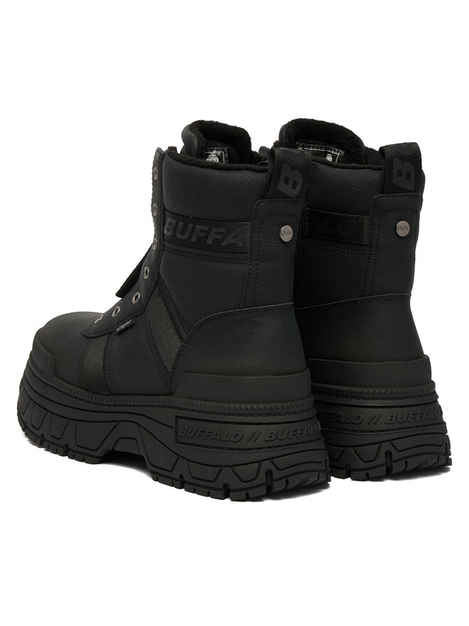Buffalo Черевики Buffalo Fusion Front Zip 1270130 Чорний