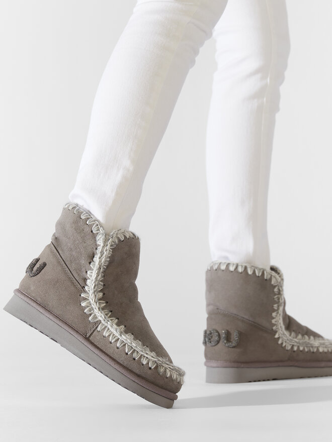 Mou Schneeschuhe Mou Eskimo 18 Glitter Logo Grau