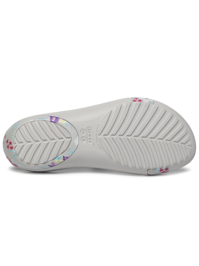 Crocs Босоніжки Crocs Serena Graphic Sandal W 205933 Сірий